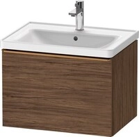 Duravit D-Neo Waschtischunterbau wandh&auml;ngend Nussbaum dunkel Matt 634x452x440...