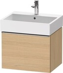 Duravit D-Neo Waschtischunterbau wandh&auml;ngend Natur Eiche Matt 584x442x440 mm -