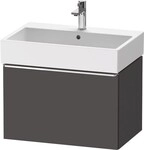 Duravit D-Neo Waschtischunterbau wandh&auml;ngend Graphit Matt 684x442x440 mm -