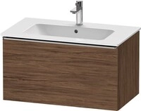 Duravit D-Neo Waschtischunterbau wandh&auml;ngend Nussbaum dunkel Matt 810x462x440...