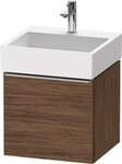 Duravit D-Neo Waschtischunterbau wandh&auml;ngend Nussbaum dunkel Matt 484x442x440...