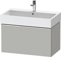 Duravit D-Neo Waschtischunterbau wandh&auml;ngend Betongrau Matt 784x442x440 mm -