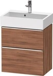 Duravit D-Neo Waschtischunterbau wandh&auml;ngend Nussbaum Matt 584x372x625 mm -