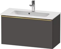 Duravit D-Neo Waschtischunterbau wandh&auml;ngend Graphit Matt 810x372x440 mm -