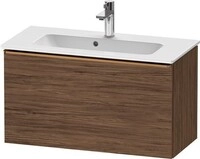 Duravit D-Neo Waschtischunterbau wandh&auml;ngend Nussbaum dunkel Matt 810x372x440...