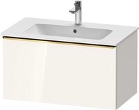 Duravit D-Neo Waschtischunterbau wandh&auml;ngend Wei&szlig; Hochglanz 810x462x440 mm -