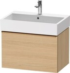 Duravit D-Neo Waschtischunterbau wandh&auml;ngend Natur Eiche Matt 684x442x440 mm -