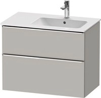 Duravit D-Neo Waschtischunterbau wandh&auml;ngend Betongrau Matt 810x462x625 mm -