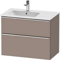 Duravit D-Neo Waschtischunterbau wandh&auml;ngend Basalt Matt 810x462x625 mm -