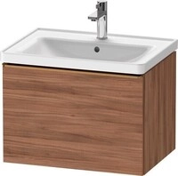Duravit D-Neo Waschtischunterbau wandh&auml;ngend Nussbaum Matt 634x452x440 mm -