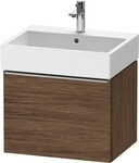 Duravit D-Neo Waschtischunterbau wandh&auml;ngend Nussbaum dunkel Matt 584x442x440...