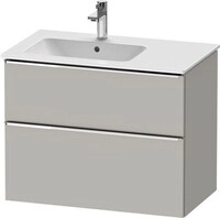Duravit D-Neo Waschtischunterbau wandh&auml;ngend Betongrau Matt 810x462x625 mm -
