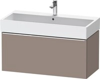 Duravit D-Neo Waschtischunterbau wandh&auml;ngend Basalt Matt 984x442x440 mm -