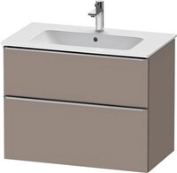 Duravit D-Neo Waschtischunterbau wandh&auml;ngend Basalt Matt 810x462x625 mm -