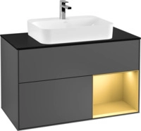 Villeroy & Boch Waschtischunterschrank Finion F37 1000x603x501mm WT mittig,...