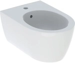Geberit iCon Wandbidet geschlossenes Keramikdesign: T=53cm, &Uuml;berlauf=sichtbar,