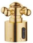 Dornbracht Skalengriff MADISON 11420360 Messing geb&uuml;rstet (23kt Gold)...