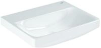 GROHE Waschtisch Euro Keramik 102431 55cm ohne Hahnloch/&Uuml;berlauf alpinwei&szlig;,