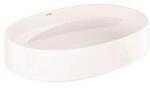 KLUDI-RESA O Waschtisch 60 x 40 H14 cm Oval Wei&szlig; gl&auml;nzend 58CW2043