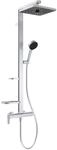 Ideal Standard Duschsystem CeraflowAlu+ mit Brausearm. 2 Ablagen,...