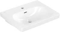 Villeroy & Boch Waschbecken Skyla 5A5155 445x550mm,, 1 Hahnloch mit &Uuml;berlauf...