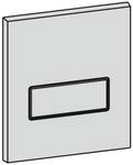 Mepa Frontplatte Urinal-Druck-, sp&uuml;ler MEPAorbit, chrom-matt, 590255 590255