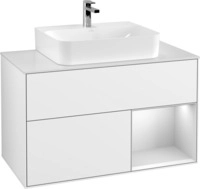 Villeroy & Boch Waschtischunterschrank Finion F12 1000x603x501mm WT mittig, F121MTGF