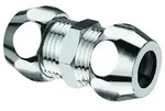 Schell Gerade-Doppel-Verschraubung 3/8"x3/8"10mm chrom entzinkungsbest&auml;ndig