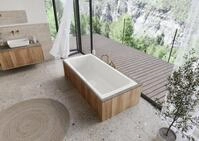 Kaldewei Badewanne PURO NEXT Modell 1430, 1900x900 mm, alpinwei&szlig;, Perl-Effekt,