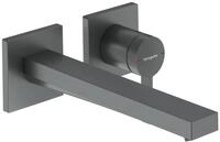 Hansgrohe 2-Loch Waschtischmischer Unterputz Tecturis E Fertigset 225 Brushed Black