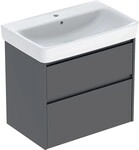 Geberit Renova Plan Set Waschtisch mit Unterschrank, zwei Schubladen: 75x69.7x44.6cm,