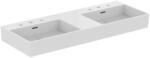 Ideal Standard Waschtisch Extra 1215mm je 3 Hl mit &Uuml;berlauf geschliffen Weiss,
