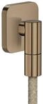 Hansgrohe Wandanschluss Axor Wall outlet Fine softsquare G1/2 " " brushed bronze ,