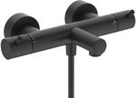 Ideal Standard Badethermostat Aufputz Ceratherm T125 Pin-Griffe Silk Black, A7588XG