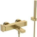 Ideal Standard Badearmatur Aufputz Extra Ausladung 210mm m.Stab-HB Brushed Gold,
