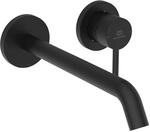 Ideal Standard Wand-Waschtischarmatur Ceraline Nuovo Ausladung 220mm Silk Black,