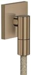 Hansgrohe Wandanschluss Axor Wall outlet Fine eckig G1/2 " " brushed bronze ,