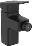 Ideal Standard Bidetarmatur Ceraplan m.Ablaufgarnitur Ausladung 94mm Silk Black,