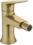 Ideal Standard Bidetarmatur La Dolce Vita m.Ablaufgarnitur Brushed Gold, BD664A2