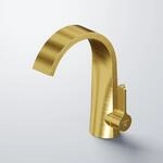 Steinberg Serie 280 Waschtisch-Einhebelmischer, Gold geb&uuml;rstet 280 1000 BG