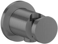 Hansgrohe Portereinheit AXOR One rund brushed black chrome , 48780340 48780340