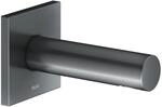 Keuco Wanneneinlauf IXMO 59545, eckig, 152 mm, Schwarzchrom geb&uuml;rstet,...