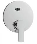 Herzbach LIVING mare Wanne Unterputz farbset plus rund chrom, 24.130035.1.01