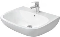 Duravit D-Code Waschtisch Wei&szlig; Hochglanz 650 mm - 2310650000 2310650000