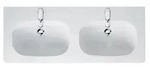 Duravit D-Code Doppelwaschtisch Wei&szlig; Hochglanz 1200 mm - 03481200002 03481200002