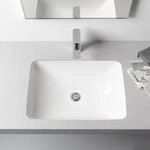 LAUFEN Einbauwaschtisch von unten LAUFEN Pro S 525x400, wei&szlig;,geschliffen,...