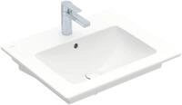 Villeroy & Boch Waschtisch Venticello, 41246001, B: 600, T: 500mm, Wei&szlig; Alpin
