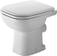 Duravit D-Code Stand WC Wei&szlig; Hochglanz 480 mm - 2108090000 2108090000