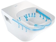 Duravit DuraStyle Wand WC Wei&szlig; Hochglanz 540 mm - 2538090000 2538090000