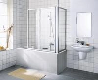 Kermi Seitenwand Vario 2000 TWD 0750x1400, weiss, ESG klar mit KermiClean,